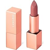 Lawless Women's Forget the Filler Lip-Plumping Line-Smoothing Satin Cream Lipstick, Minx, 0.1 Ounce