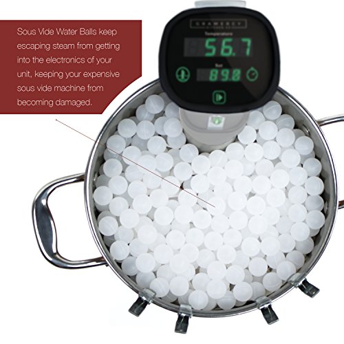 image for Gramercy Kitchen Co Sous Vide Water Balls, 250 Count | Includes FREE C