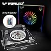 WOWLED-Upgrade-USB-RGB-LED-Cooler-Cooling-Fan-Stand-Wireless-Remote-Controller-IR-Multi-color-LED-Light-Accessories-for-PS4-Playstation-4-Pro-PS4-Slim-XBOX-One-X-Notebook-Laptop-Gaming-Consoles WOWLED Upgrade USB RGB LED Cooler Cooling Fan Stand, Wireless Remote Controller IR, Multi-color LED Light Accessories…