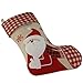 Wewill Classic Christmas Stockings Set of 2 Santa Snowman Xmas Decor Party Favor for Family, 17-Inch (Style 2)