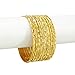 Banithani 18K Goldplated Bollywood Designer Bangle Set Traditional Indian Bracelets 26
