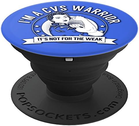 CVS Warrior NFTW - Cyclic Vomiting Syndrome PopSockets Grip and Stand for Phones and Tablets