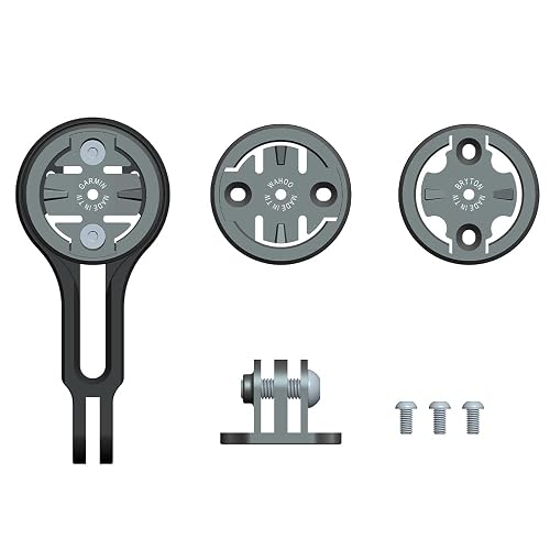 Cestbon Support pour guidon de vélo pour Garmin Edge Wahoo Elemnt Bryton Rider Stages Dash Hammerhead compatible avec Vision Metron 5D ACR Guidon intégré