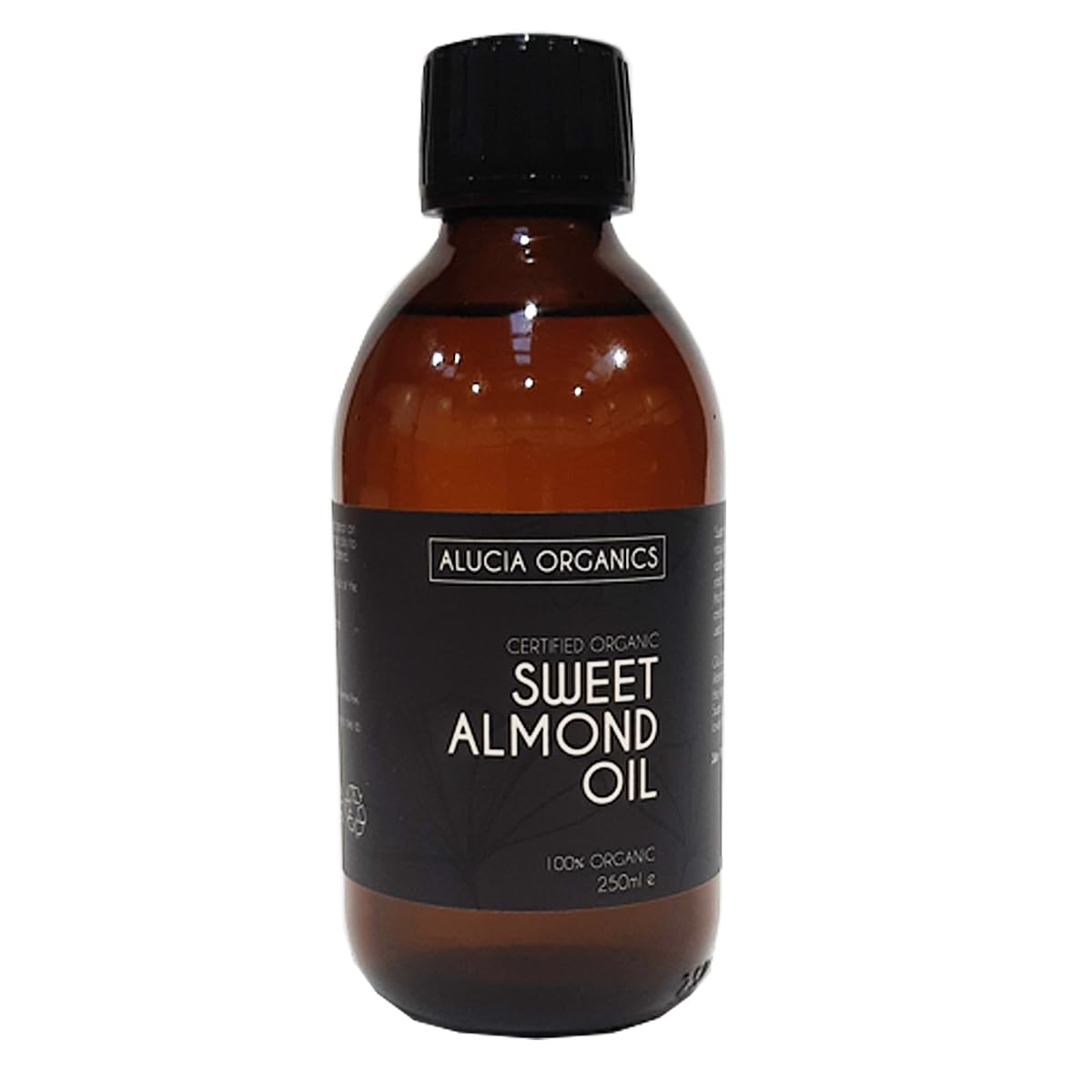 100% Pure Almond Oil for Face, Hair & Body 250 ml - Sweet Almond Oil Rich in Vitamin E – Natural, Cold-Pressed & Unrefined, Skin Hydrating - Certified Organic & Cruelty-Free for Daily Skin Use