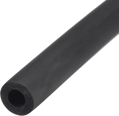 Sourcing Map Foam Tubing 10mm ID 20mm OD 1m Black for Handles