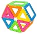 Magformers Neon 14PC Set | Magnetic Tiles Building Blocks, Educational STEM Toy Set | Magnetic Building Tiles for Kids to Develop Problem-Solving Abilities and Shape Recognition