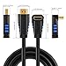 CableCreation 4K HDMI Cable 3ft Down Angle 90 Degree Right Angle, Support 4K@60Hz Ultra HD 3D Video, Male to Male Black HDMI Cable for TV, PC, Gaming and More