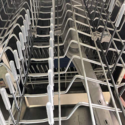 100 Pieces Universal Dishwasher Prong Rack Tip Tine Cover Caps