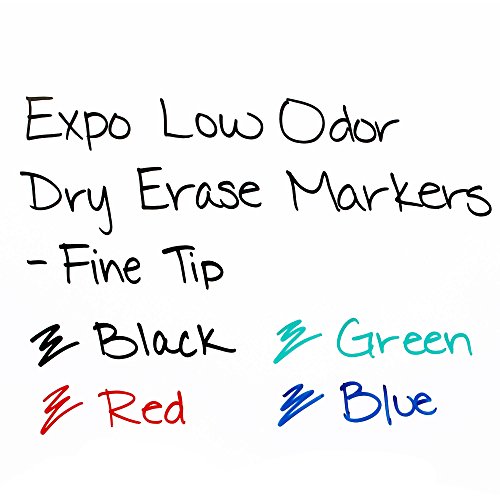 Expo Fine Tip Dry Erase Markers (5-Pack) - Image 5