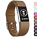 iGK for Fitbit Charge 2 Bands, Adjustable Replacement Bands with Metal Clasp for Fitbit Charge 2 Wristbands Classic Edition Coffee Small