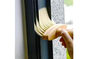 1pc Versatile Groove Cleaning Brush - Ideal for Windows, Desks & Kitchens - Durable Plastic, Perfect for Home & Hotel Use