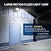 Hyperikon LED Outdoor Flood Light with Motion Sensor Light 150W (600W Equivalent), 15000 Lumens, 5000K, LED Security Light, 120v, IP65 Waterproof - For Parking Lots, Construction Zone