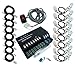 V-SEK 160W 8 HID Bulbs Hide-A-Way Emergency Caution Security Hazard Warning Strobe Lights System Kit With On/Off Switch