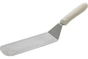 Flexible Turner 8-14' x 2-78' Blade, White PP Handle, Cooking Utensils