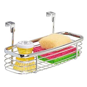 mDesign Estante multifunción - Práctica Cesta de Metal para Colgar de