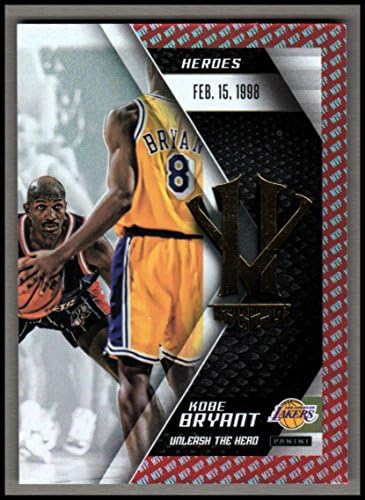 2015-16 Panini Hero Villain KB20 Unleash the Hero Red MVP #3 Kobe Bryant