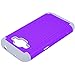 Core Prime Case, LK [Shock Absorption] Hybrid Dual Layer Armor Defender Protective Case Cover for Samsung Galaxy Core Prime (Violet)
