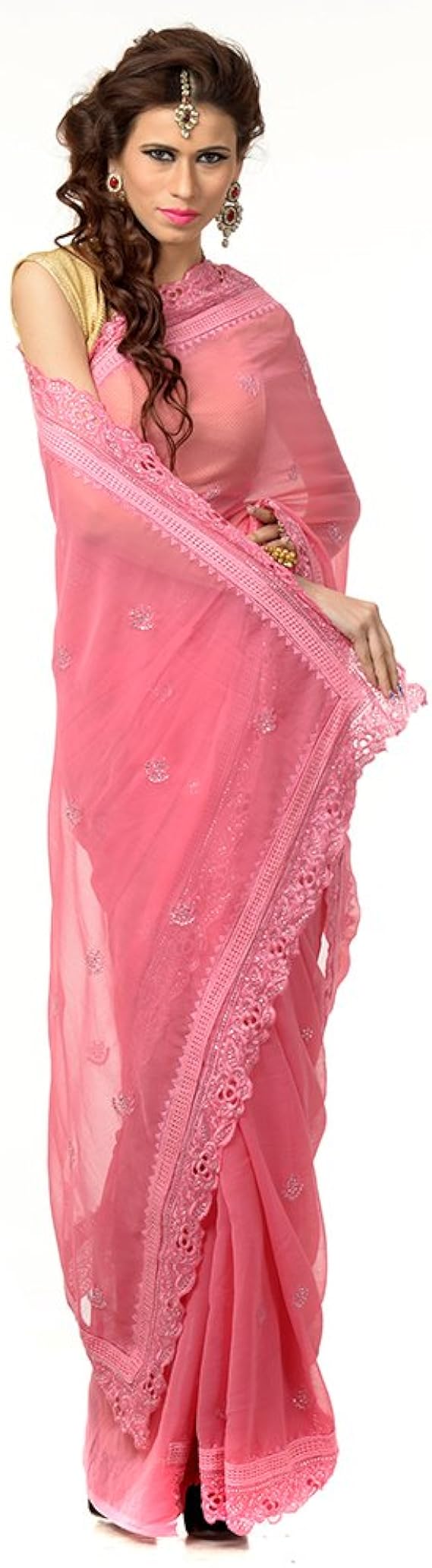 Miraya chiffon sarees Clearance
