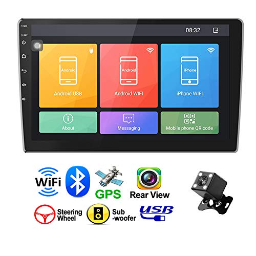 Liehuzhekeji Car Stereo Double Din MP5 Player GPS Navigation Bluetooth 10.1