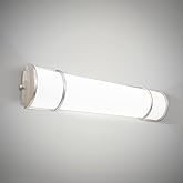 ASD LED 24" Vanity Flush Mount Light Fixture, Linear Bathroom Lighting Bar | 3CCT, Dimmable, Energy Star, ETL Listed | 25W 19