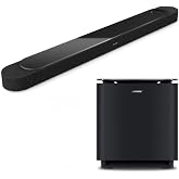 Bose Lifestyle Ultra Soundbar Bundle with Ultra Subwoofer &ndash; Dolby Atmos Wireless Home Theater System, Bluetooth &amp; Wi-Fi Smart Soundbar with Alexa, Deep Bass Subwoofer (Black)