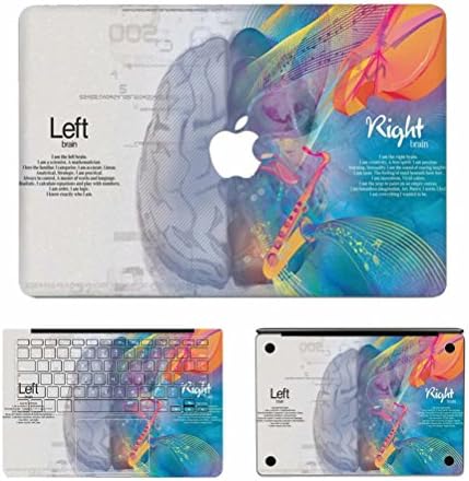 Matte Texture MacBook Skin Decal, Maetek 3 in1 Full-Size 360° Protector Premium Vinyl Decal Skin Sticker Case Cover for Apple MacBook Air 13.3 Model A1369&A1466, Left and right brain