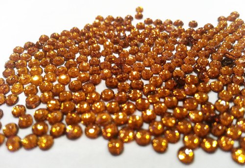 GoldenLiving168 Topaz Yellow Round 600pcs Rhinestone 3mm (10ss) 3D Acrylic Nail Art Decoration Cellphone Case (High Quality) USA SELLER! FAST SHIPPING!