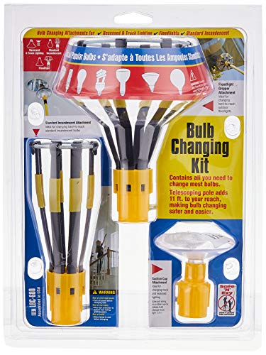 LIGHT BULB CHANGER HEADS FOR STANDARD, FLOODLIGHT & RECESSED BULBS