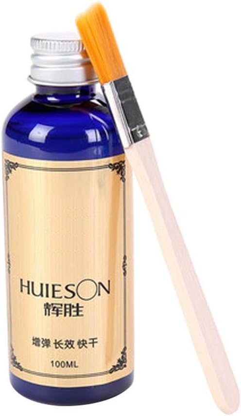 Nicemeet Pingpong Racket Rubbers, Table Tennis Liquid Glue, with Special Brush - 100ml