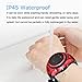 Frewico X10 Portable Watch Shape Bluetooth Speaker - IP45 Waterproof - Red