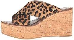 Sam Edelman Women's Darlene Sandal, Brown/black, 10