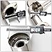 4 inches Dual Path Round Muffler Tip Catback Exhaust System Compatible with Maxima A34 V6 04-08