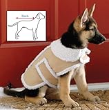 Shearling Fleece Dog Winter Coat Large
