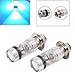 S-Union 2x LED Ice Blue Headlight Bulb 100W 8000K for Yamaha Banshee 350 Big Bear Rhino