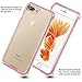iPhone 7 Plus Case,bonsalay Protective With Bumper Swees Crystal Clear PC Back TPU Bumper Shockproof Drop Protection Cases Cover, Slim Thin Fit For Apple iPhone 7 Plus(2016)- Rose Gold