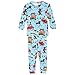 Boy's Pete The Cool Cat Cotton Toddler Pajamas - Blue