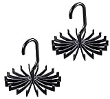 Ysiop 2 Pack Tie Rack Organizer,Upgrade to 5.3