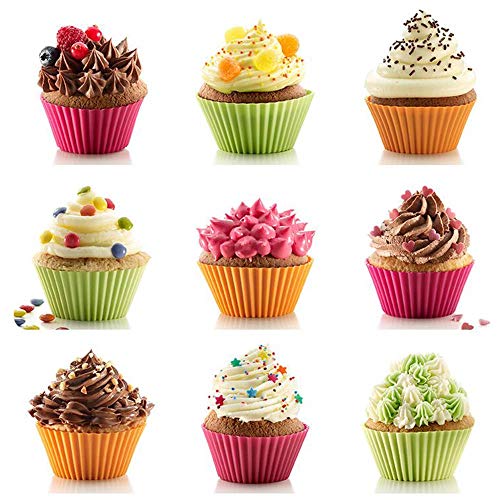 Reusable Silicone Baking Cups, Pack of 12 - Thumbnail 2