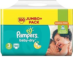 pampers 100 pack size 3