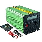 Edecoa 1000W Power Inverter Pure Sine Wave DC 12V to 110V AC with LCD Display and Remote