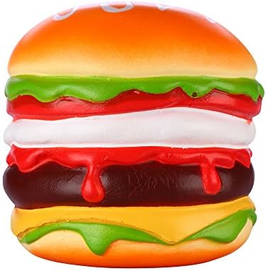 Squishies Hamburg Burger Squishy Stress Slower Rising Squishies soft Games Toy 3.7"
