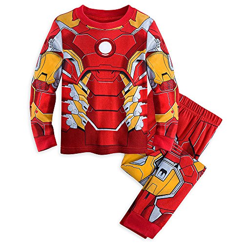 Disney Store Iron Man Costume PJ Pajamas Marvels Avengers Size M Medium 8
