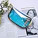 Longjet Holographic Makeup Bag Clear Cosmetic Bag Large Capacity Clear Toiletry Pouch