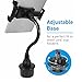 Macally 2-in-1 Tablet & Smartphone Car Cup Holder Mount with Flexible Neck for Apple Ipad Pro 10.5, Air, Mini, Samsung Galaxy Tab, iPhone Xs Max XR X 8 Plus & Any Device Up to 8