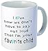 Blue heart and boy - I love how we don't have to say it out loud that I'm your favorite child - 11OZ ceramic coffee mug - Best funny and inspirational gift