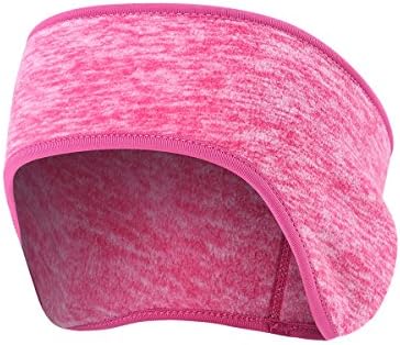Motorcycle headband,YASHALY Moto Cold-proof Autumn Winter Thermal Fleece Earmuffs Muffler Face Mask Cycling Ear Protection (Pink, One size fit all)