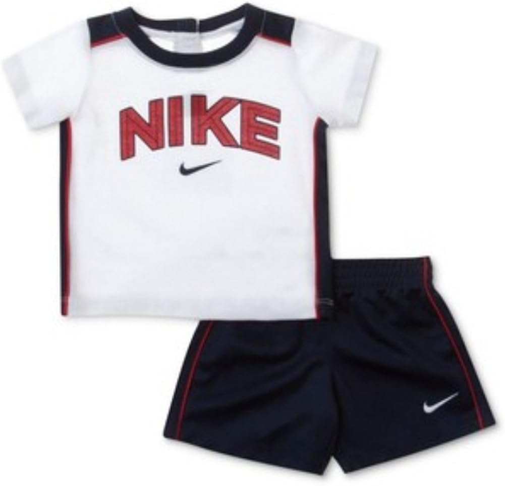 nike red white and blue shorts