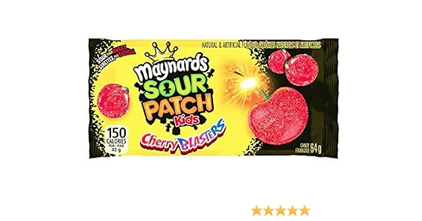 18ct Maynard S Sour Cherry Blasters 64g 2 2oz Amazon Com Grocery Gourmet Food