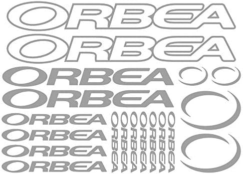 For ORBEA Bikes Vinyl Decals Stickers Sheet Frame Cycle Cycling Bicycle Mtb Road (GRAY)