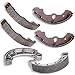 ECCPP Brake Shoes Fits for Honda Rancher 350 Rancher 400 Foreman 400 Foreman 450 1995-2007, EBC347 351 Front and Rear Brake Shoes